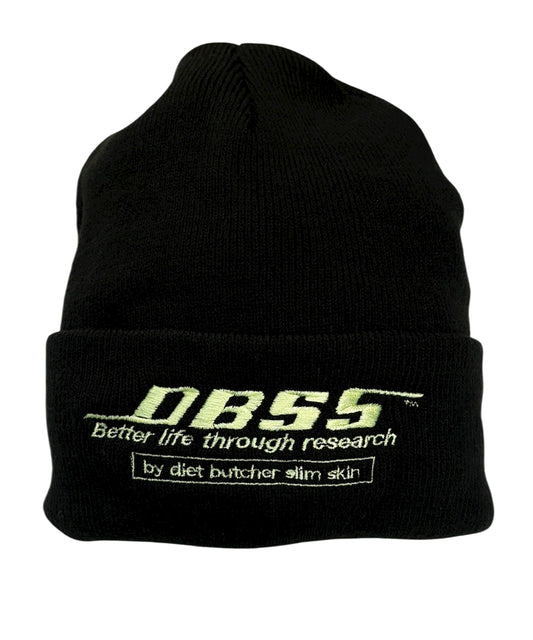 DIET BUTCHER SLIM SKIN - DBSS KNIT CAP / FLUORESCENT WHITE