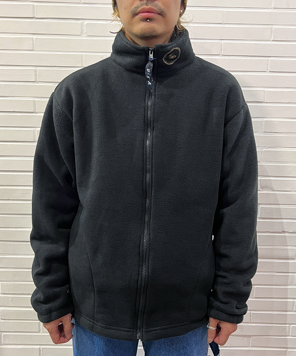 FLEECE FULL ZIP JACKET - BLACK EYE