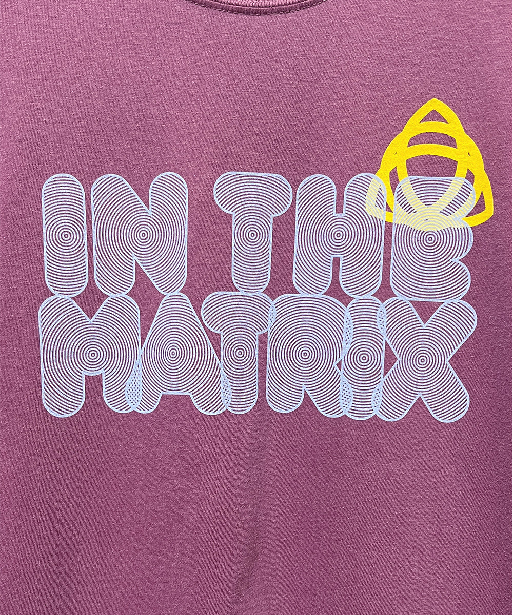 “IN THE MATRIX” T-shirts - BERRY