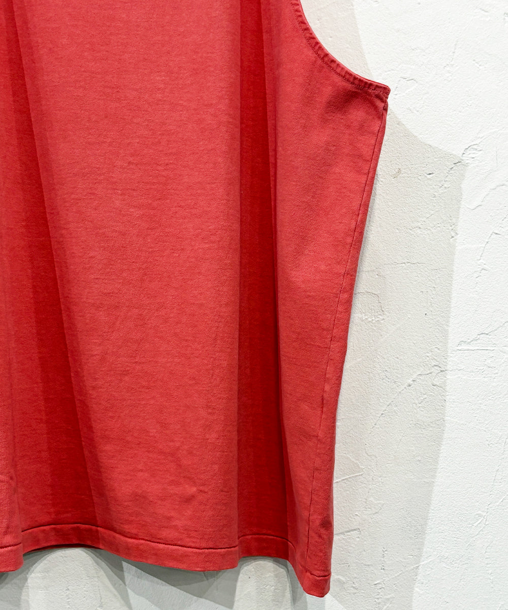 ANDER - SLEEVELESS POISON TEE  SHABBY RED ONLINE STORE PAGE | アンダー スリーブレス ポイズン ティー シャビー レッド オンライン ストア ページ 商品画像