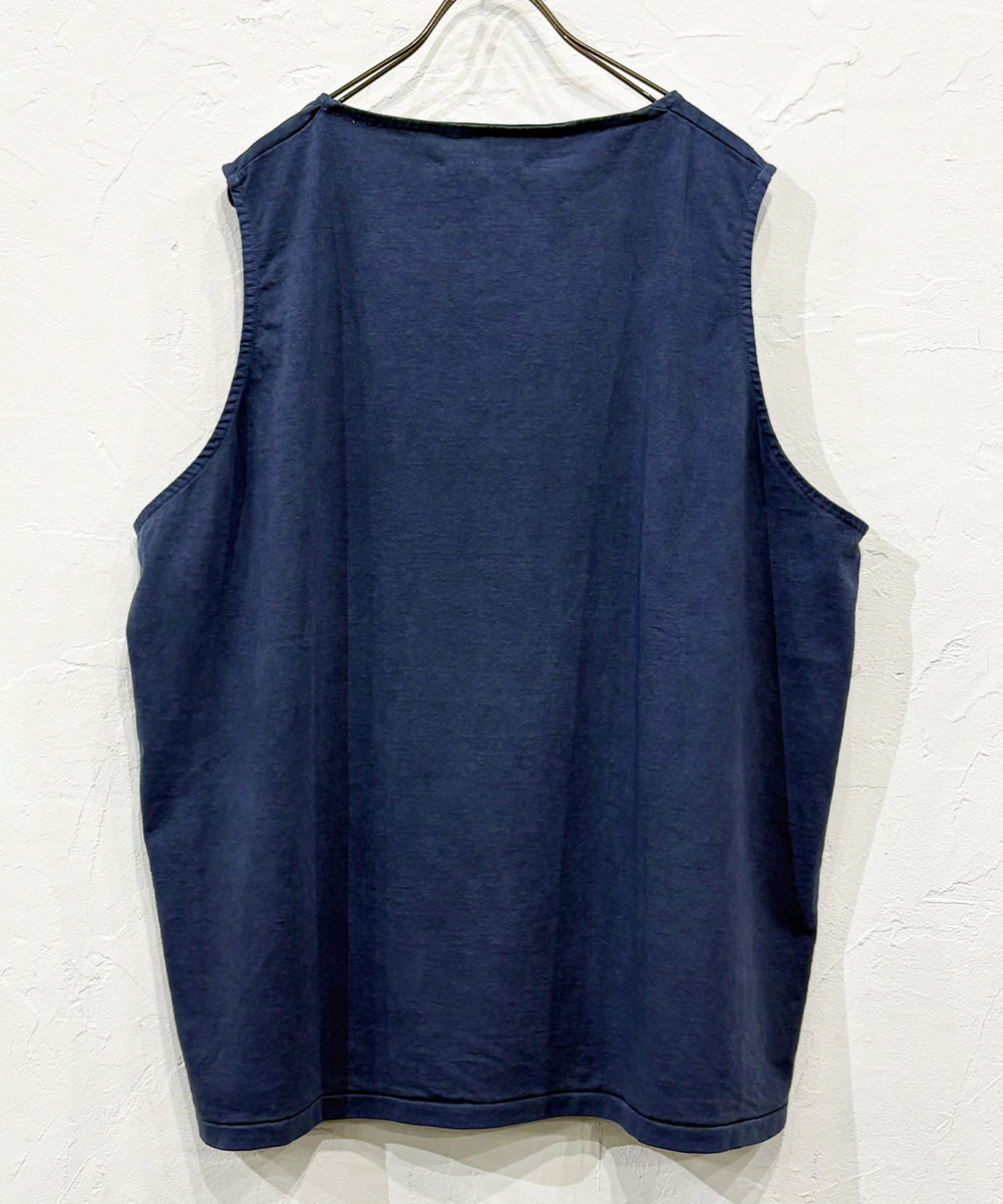ANDER - SLEEVELESS POISON TEE  60s NAVY ONLINE STORE PAGE | アンダー スリーブレス ポイズン ティー シックスティーズ ネイビー オンライン ストア ページ 商品画像