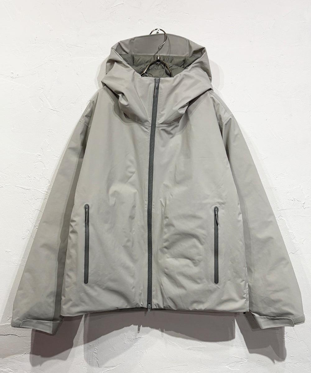 ES.1 - 3LYR DOWN HOODIE / IT,GRAY