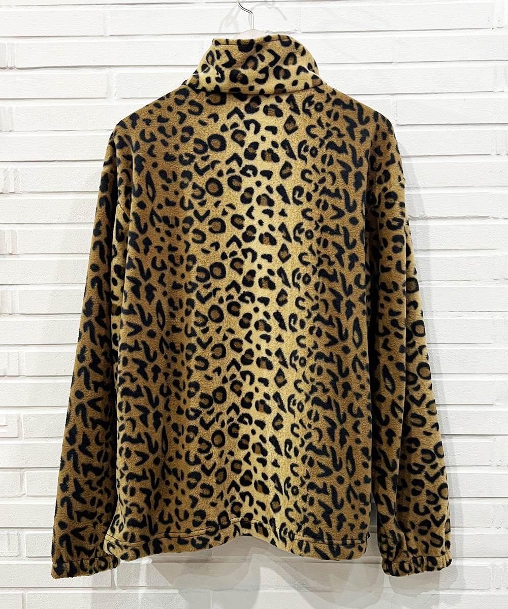 FLEECE FULL ZIP JACKET - LEOPARD EYE