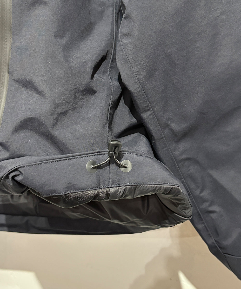 ES.1 - 3LYR DOWN HOODIE / NAVY