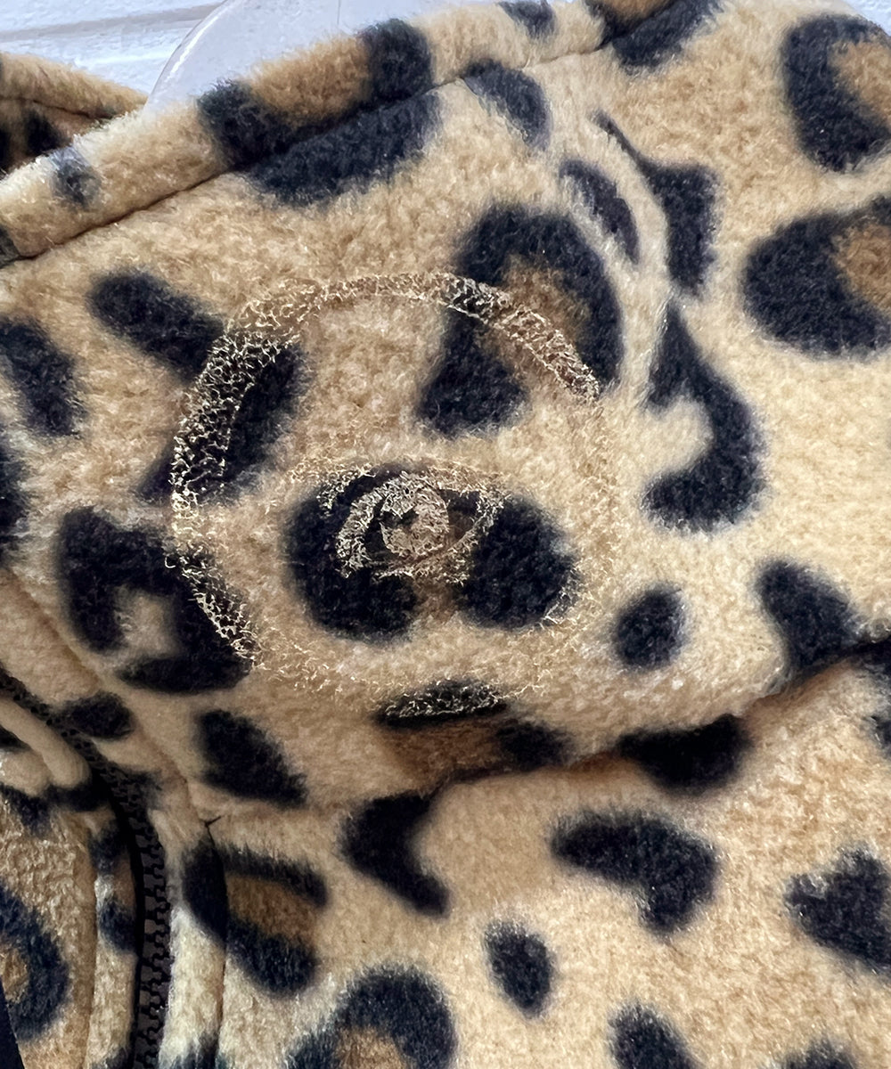 FLEECE FULL ZIP JACKET - LEOPARD EYE