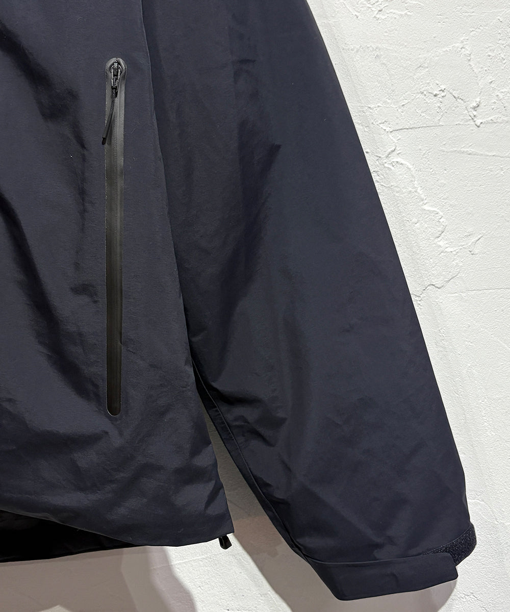 ES.1 - 3LYR DOWN HOODIE / NAVY