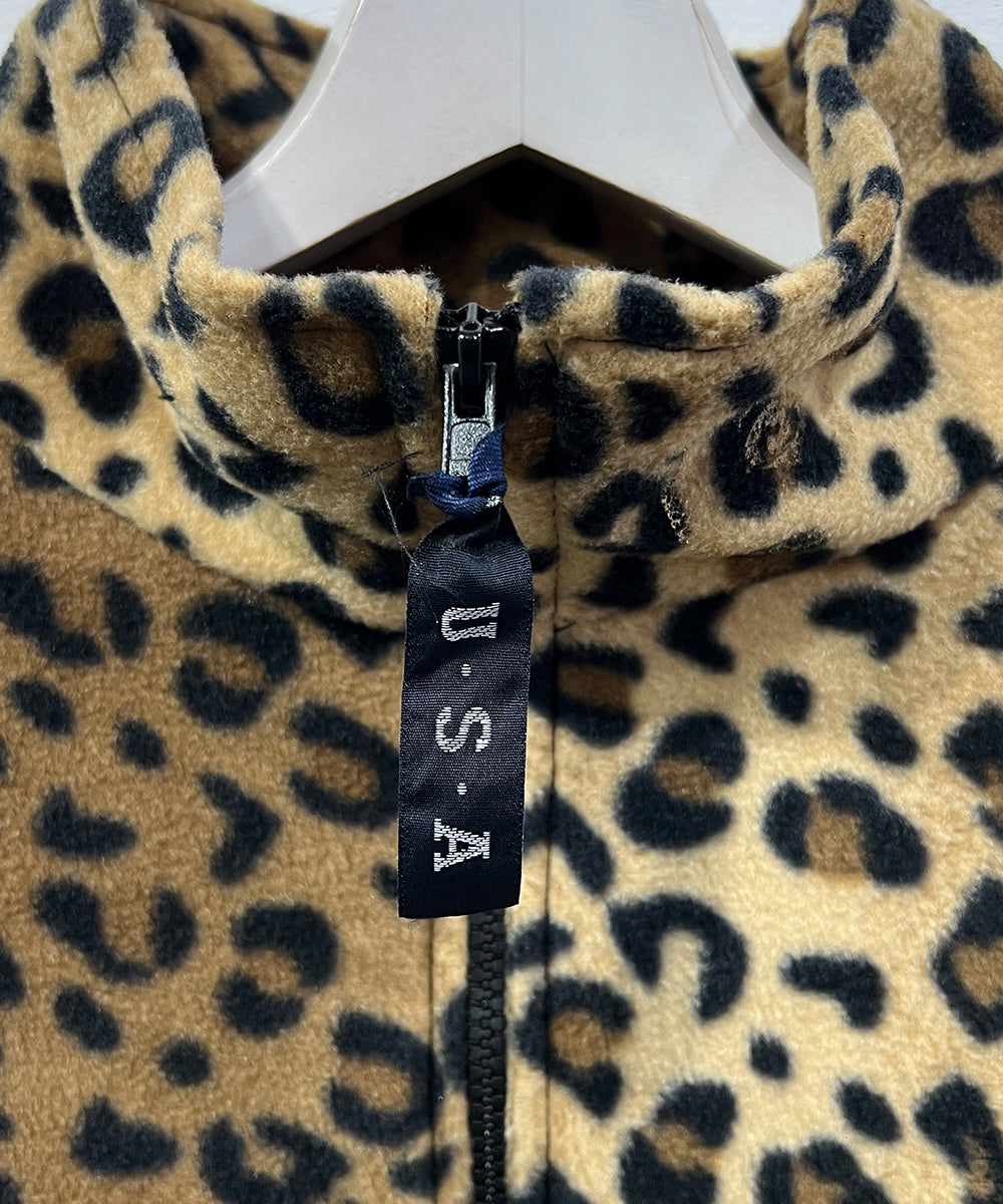 FLEECE FULL ZIP JACKET - LEOPARD EYE