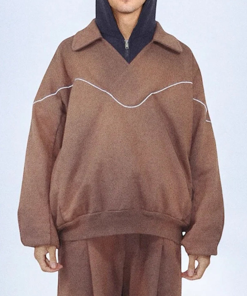 【40%OFF】NAM - TRUMPET OVERLAP P/O / BROWN