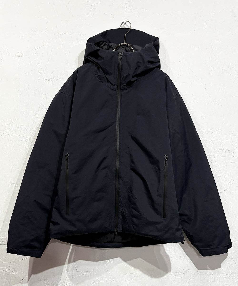 ES.1 - 3LYR DOWN HOODIE / NAVY
