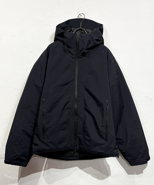 ES.1 - 3LYR DOWN HOODIE / NAVY
