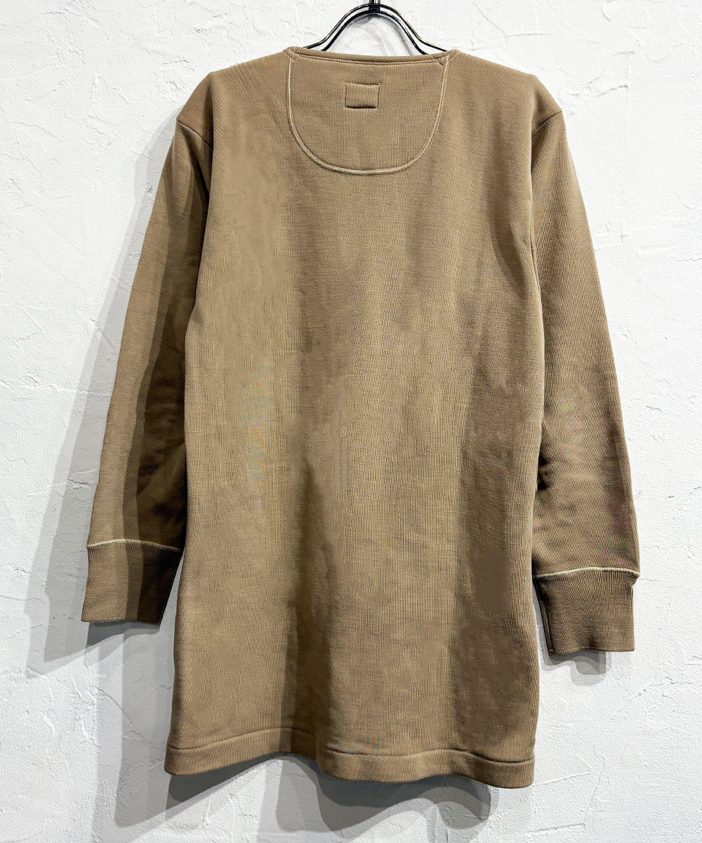 VINTAGE - “NOZAWAYA” JAPANESE HENLEY NECK SHIRT