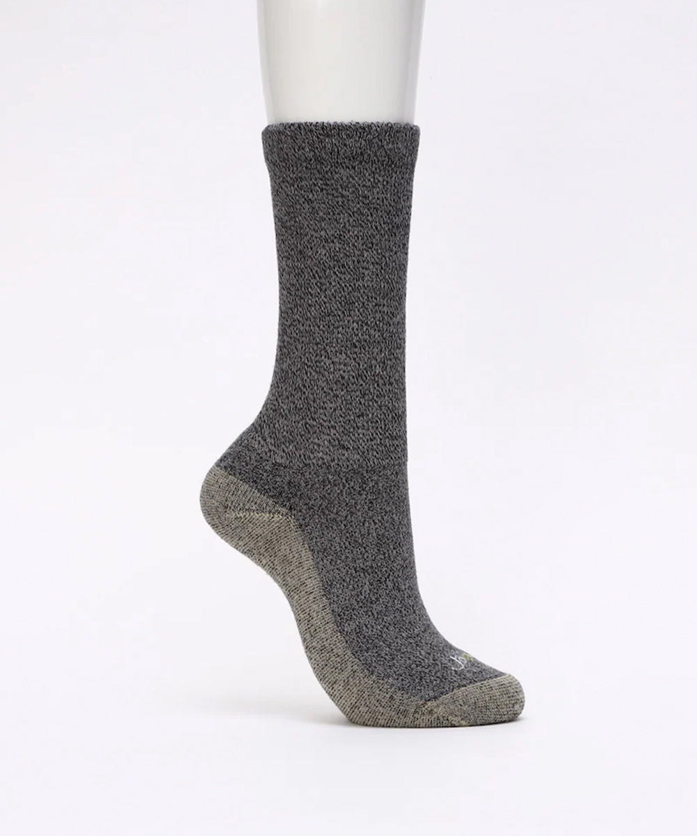 ja-vie - COPPER NON-BINDING CUSHION RELAXED FIT SOCKS / GREY
