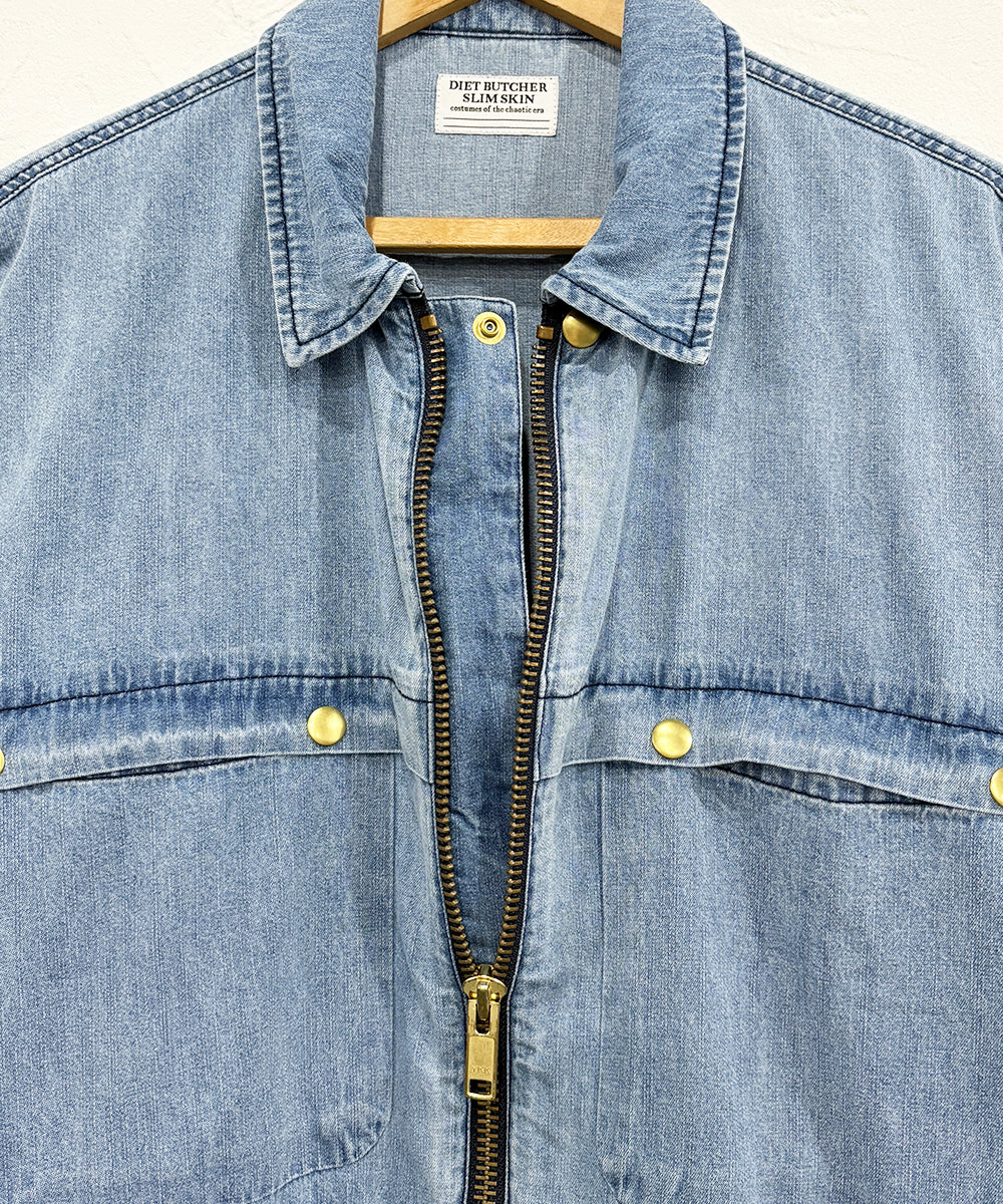 DIET BUTCHER SLIM SKIN - Lite Duck “DOME” / INDIGO BLUE