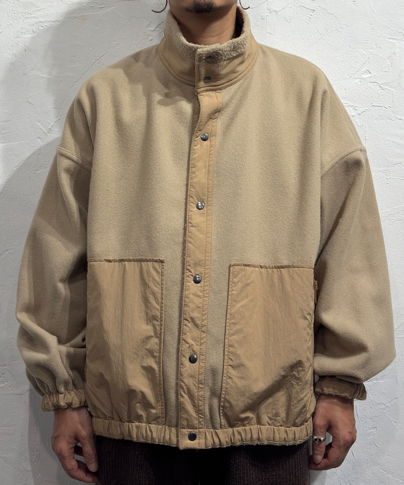 CURRENTAGE - DOUBLE LAYERED JACKET / BEIGE | DB&BAR OFFICIAL ONLINE STORE | カレンテージ - ダブル レイヤード ジャケット / ベージュ オンライン ストア ページ 商品画像