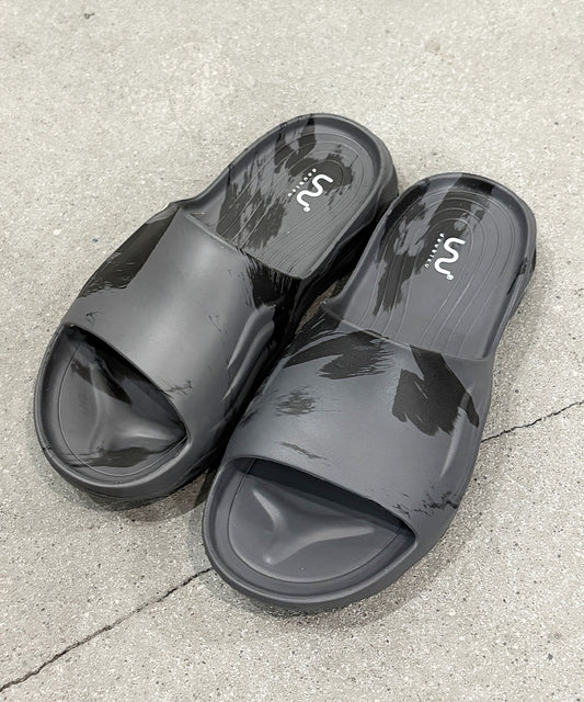 doubleu - ULTRA SPORTY SLIDE / CARBONE+BLK