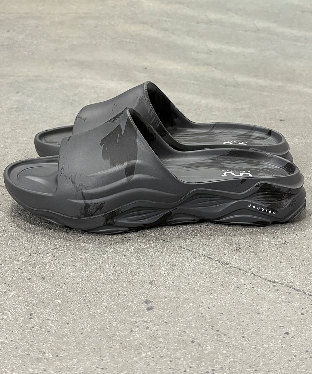doubleu - ULTRA SPORTY SLIDE / CARBONE+BLK
