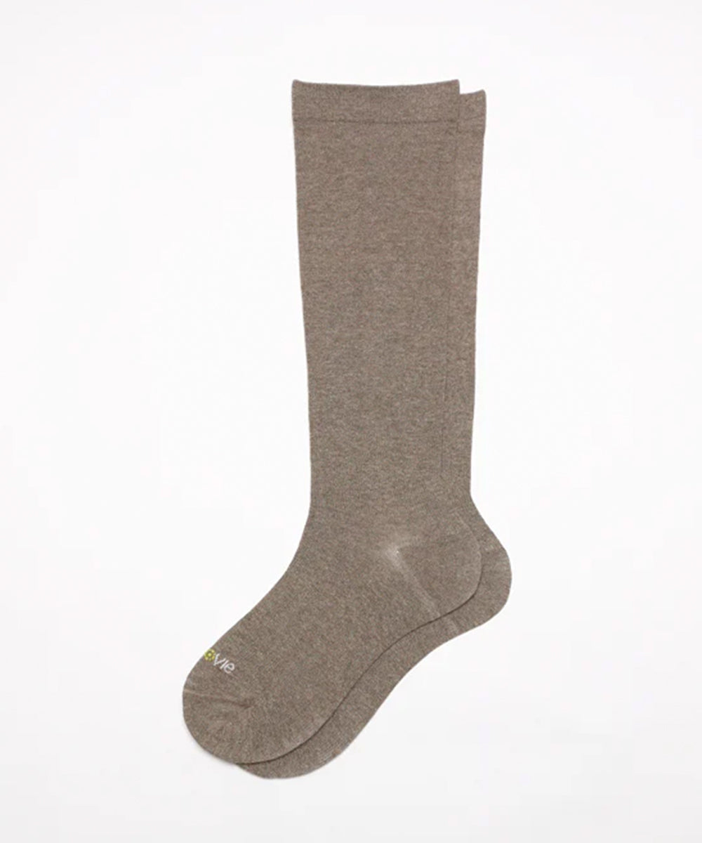 ja-vie - PIMA COTTON EVERYDAY COMPRESSION SOCKS / GOLD GLITTER