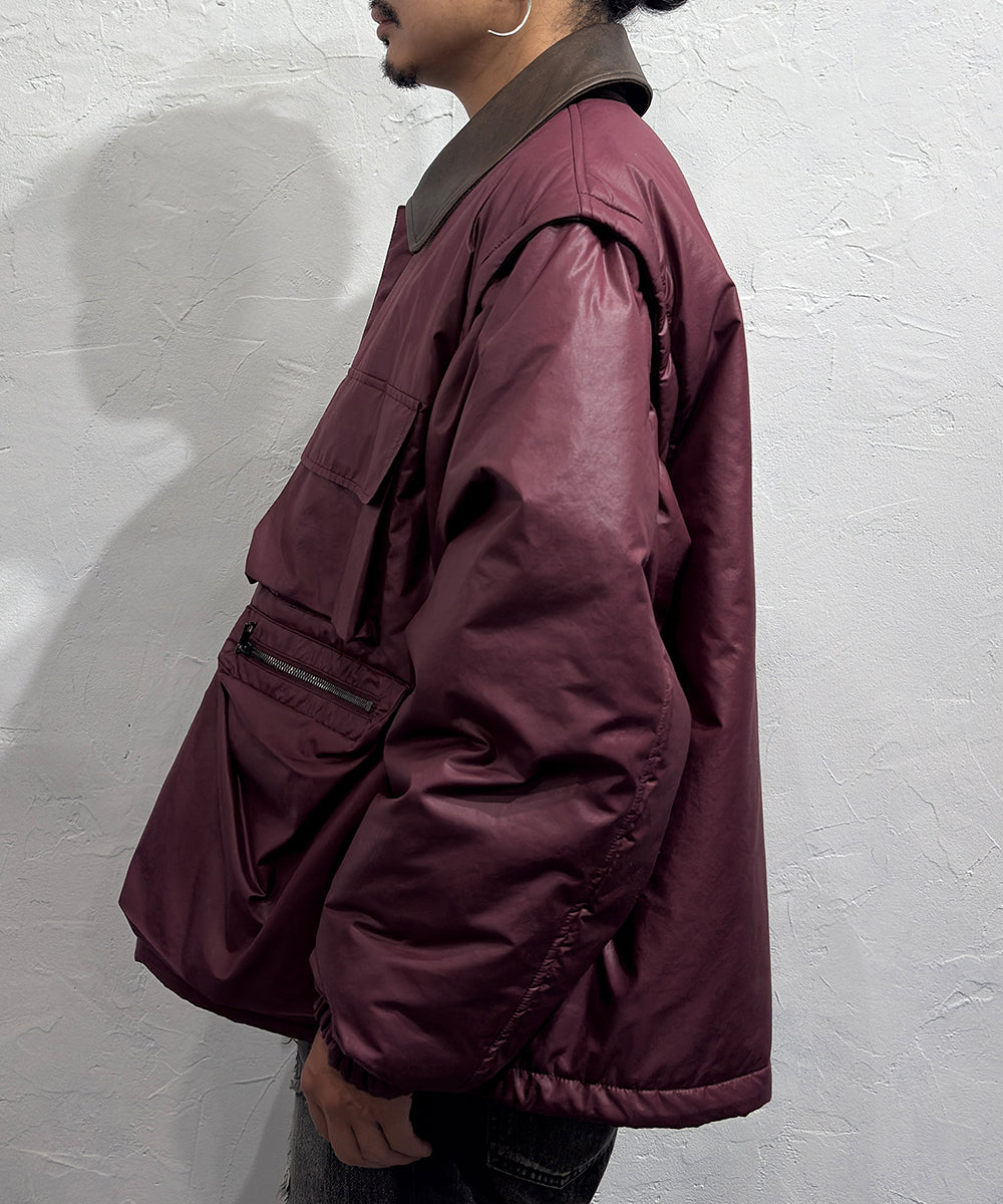 CURRENTAGE - REVERSIBLE JACKET / BORDEAUX | DB&BAR OFFICIAL ONLINE STORE | カレンテージ - リバーシブル ジャケット / ボルドー オンライン ストア ページ 商品画像