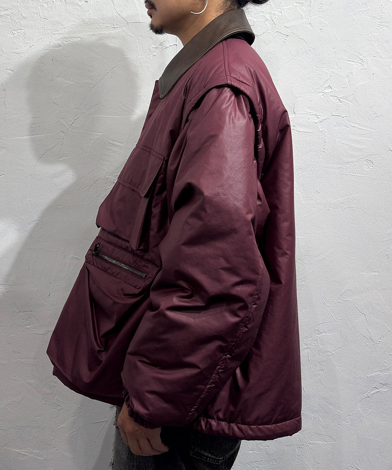 CURRENTAGE - REVERSIBLE JACKET / BORDEAUX | DB&BAR OFFICIAL ONLINE STORE | カレンテージ - リバーシブル ジャケット / ボルドー オンライン ストア ページ 商品画像