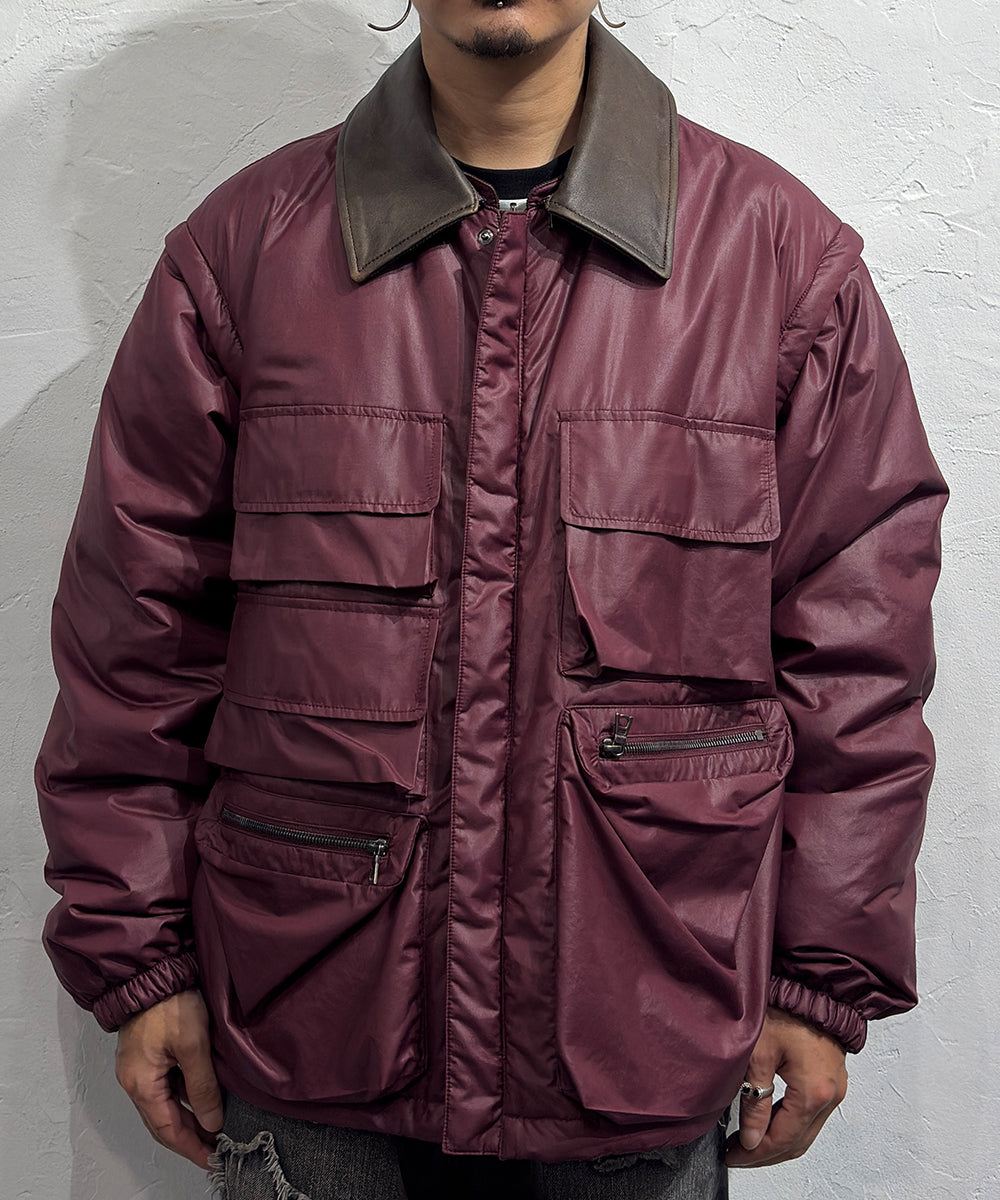 CURRENTAGE - REVERSIBLE JACKET / BORDEAUX | DB&BAR OFFICIAL ONLINE STORE | カレンテージ - リバーシブル ジャケット / ボルドー オンライン ストア ページ 商品画像
