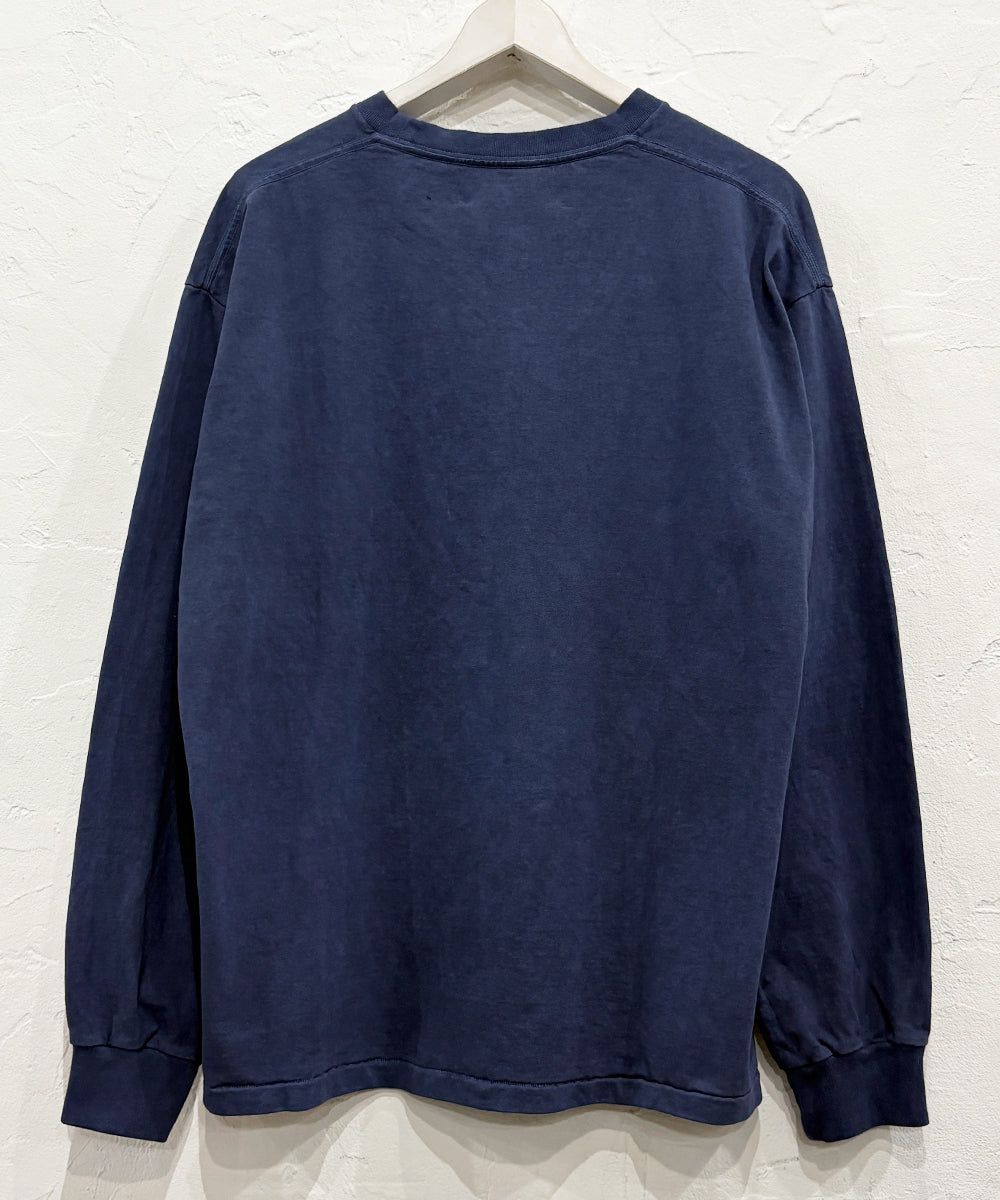 ANDER - POISON LS TEE / 60s NAVY  ONLINE STORE PAGE | アンダーポイズンロングスリーブTシャツ / シックスティーズ ネイビー オンライン ストア ページ 商品画像