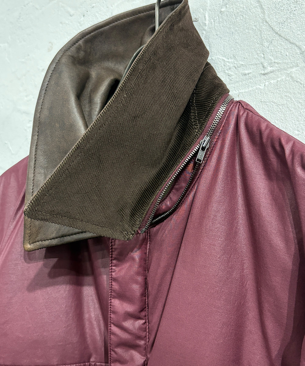 CURRENTAGE - REVERSIBLE JACKET / BORDEAUX | DB&BAR OFFICIAL ONLINE STORE | カレンテージ - リバーシブル ジャケット / ボルドー オンライン ストア ページ 商品画像