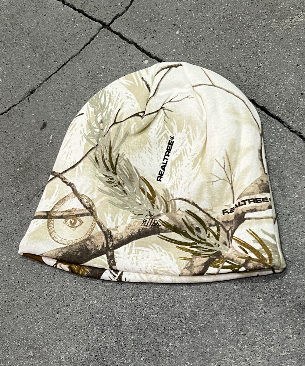 8" licensed camo beanie - WHITE EYE5