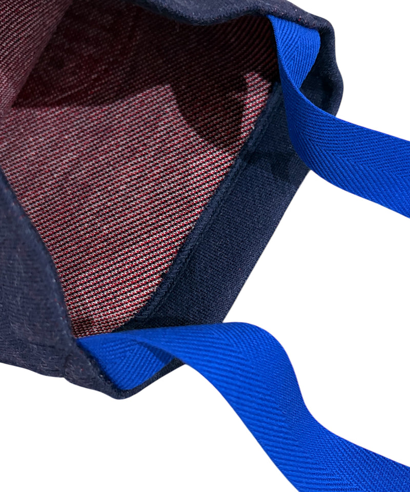 BOY - KNIT SHOULDER BAG / NAVY ONLINE STORE PAGE | ボーイ - ニット ショルダー バッグ / ネイビー オンライン ストア ページ 商品画像