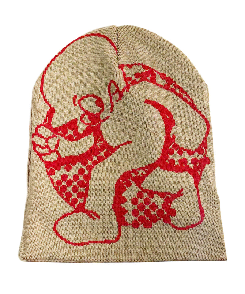 BOY - DOUBLE CUFF BEANIE / BEIGE ONLINE STORE PAGE | ボーイ - ダブル カフ ビーニー / ベージュ オンライン ストア ページ 商品画像