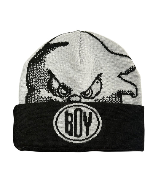 BOY - DOUBLE CUFF BEANIE / BLACK ONLINE STORE PAGE | ボーイ - ダブル カフ ビーニー / ブラック オンライン ストア ページ 商品画像