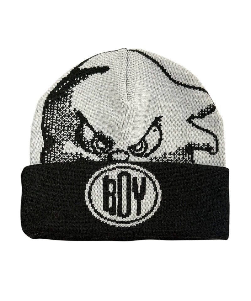 BOY - DOUBLE CUFF BEANIE / BLACK ONLINE STORE PAGE | ボーイ - ダブル カフ ビーニー / ブラック オンライン ストア ページ 商品画像