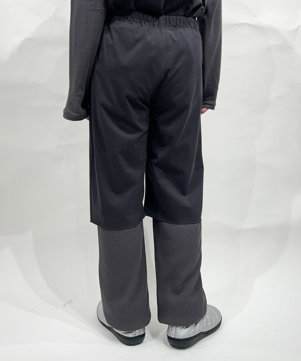 ANDER LAYERED PANTS - CHARCOAL