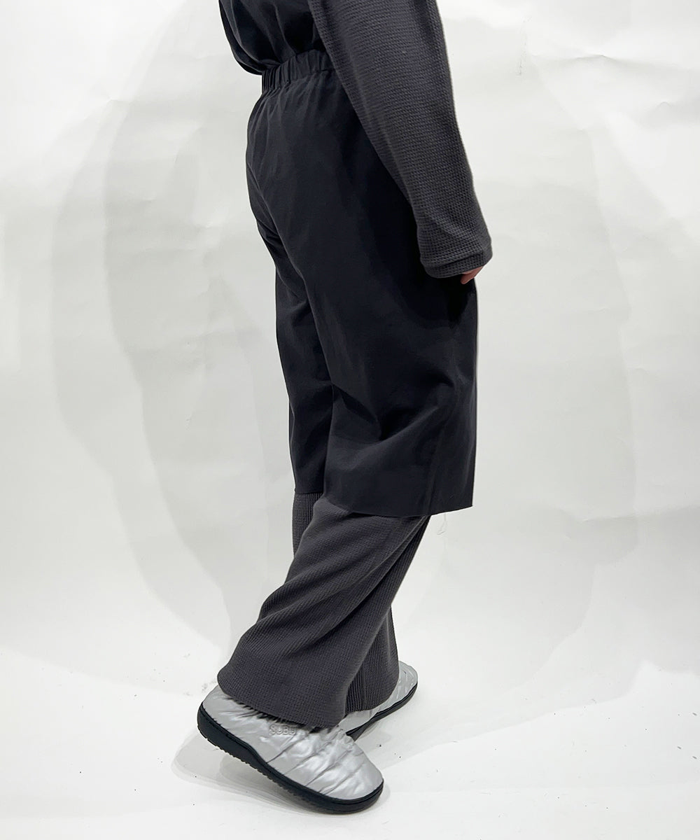 ANDER LAYERED PANTS - CHARCOAL