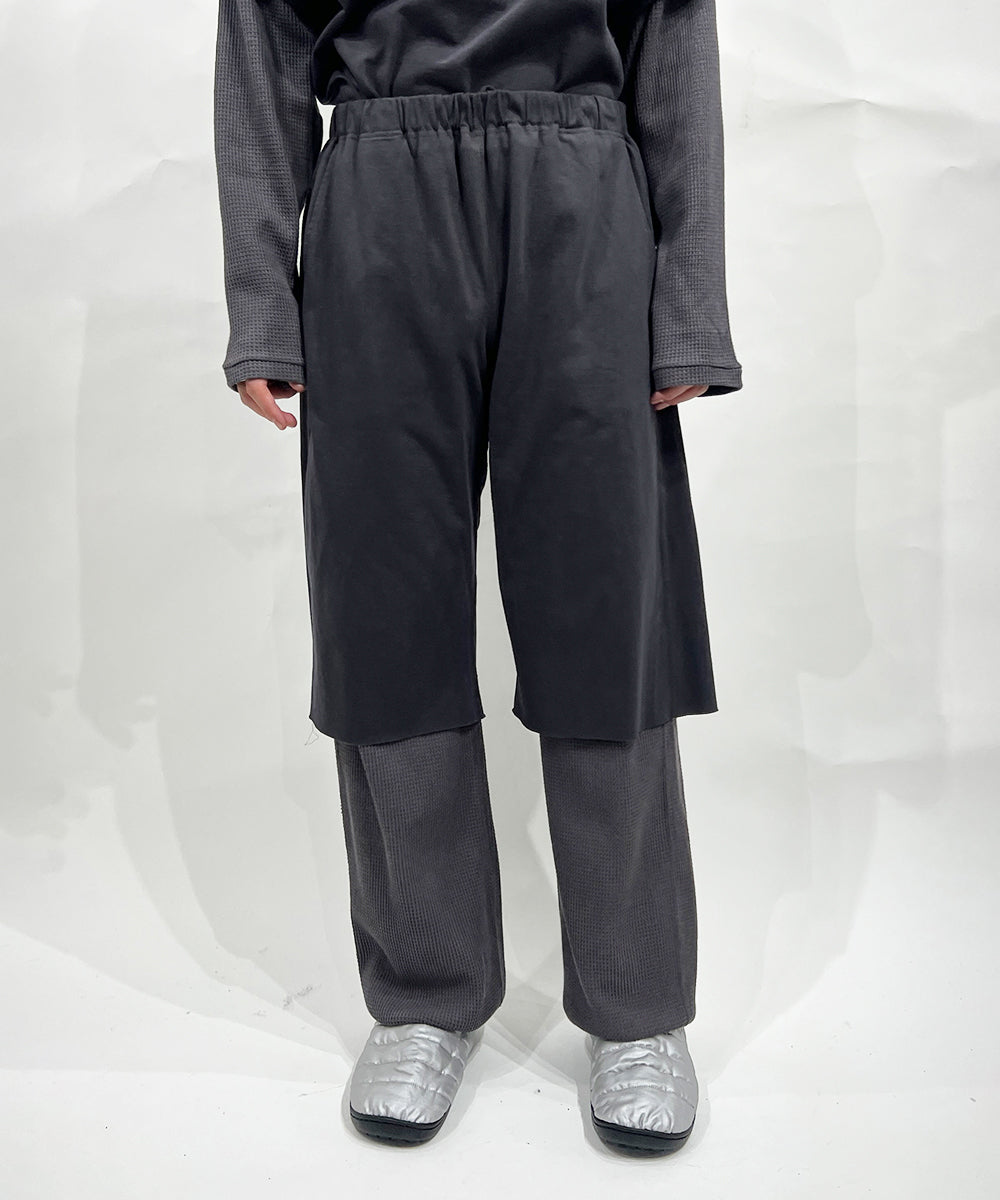 ANDER LAYERED PANTS - CHARCOAL