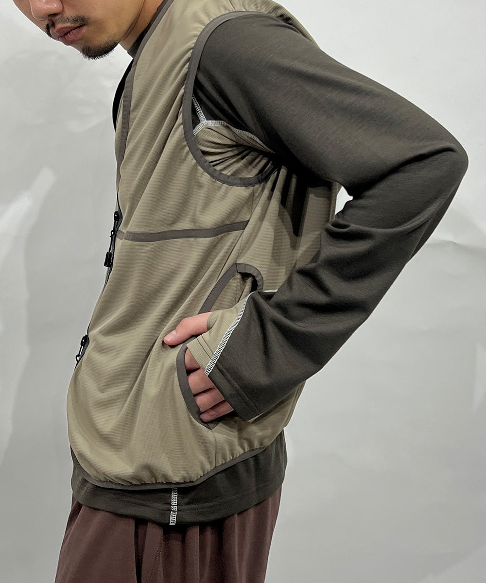 ANDER ATHLETIC - DRY LAYER VEST KHAKI