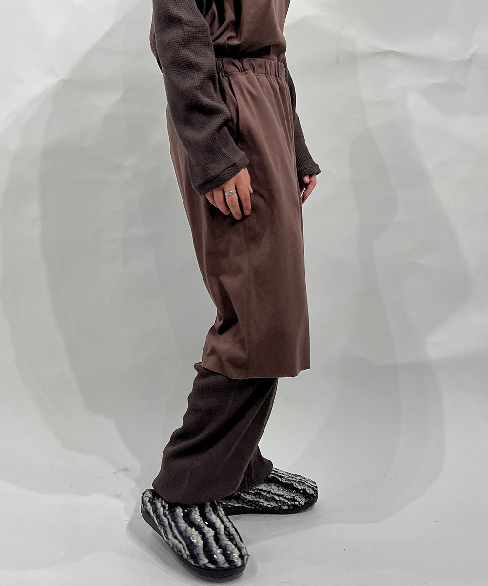 ANDER LAYERED PANTS - SMOKE BROWN