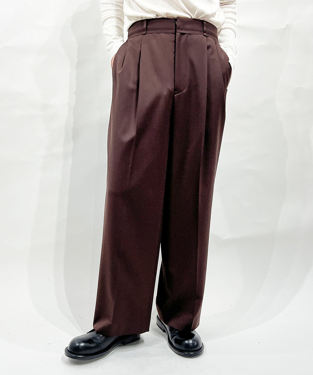 CURRENTAGE - Pleated Trousers