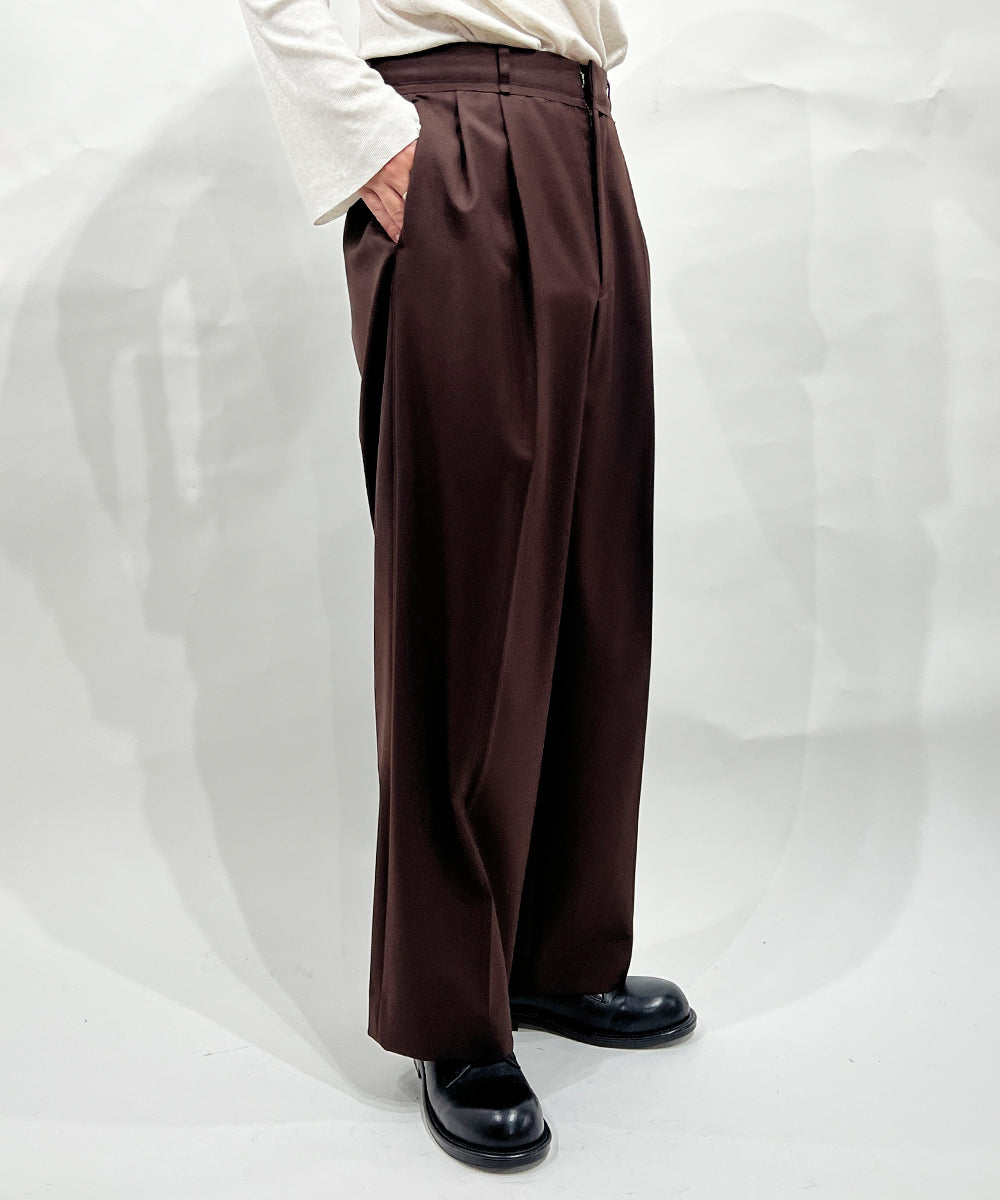 CURRENTAGE - Pleated Trousers