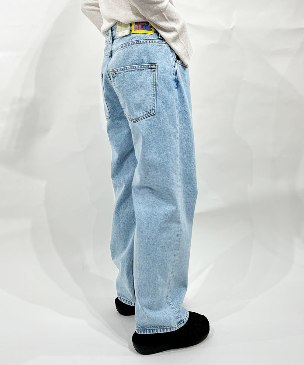 NEO BLUE - Baggy Jeans_MIDIUM BLUE