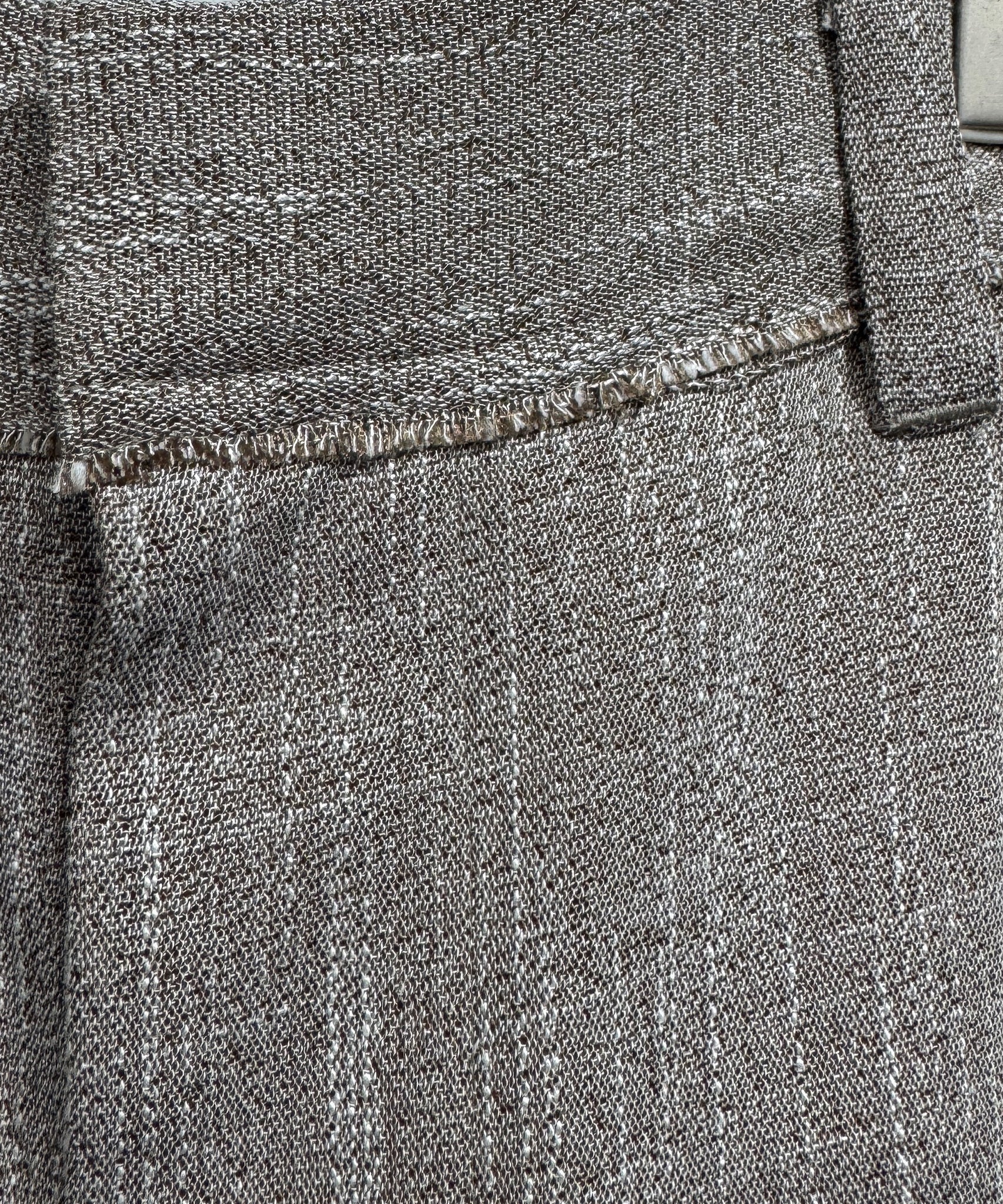 CURRENTAGE - MELANGE PLEAT SHORTS / BEIGE