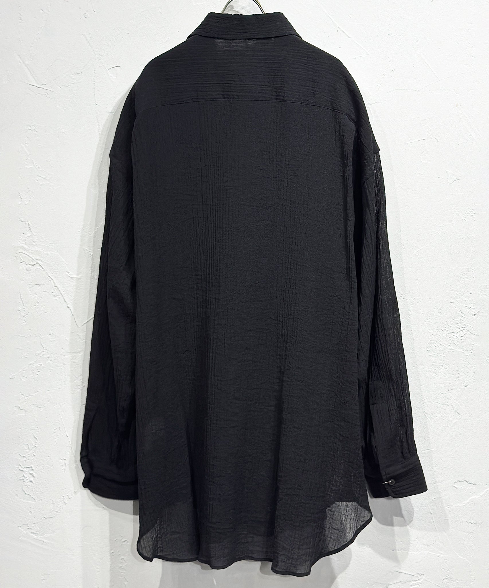 CURRENTAGE - SHEER WORK SHIRT / BLACK | DB&BAR OFFICIAL ONLINE STORE | カレンテージ シアー ワーク シャツ ブラック オンライン ストア ページ
1回のご注文が税込10,000円以上のお買い物は送料無料
中目黒セレクトショップ 商品画像
