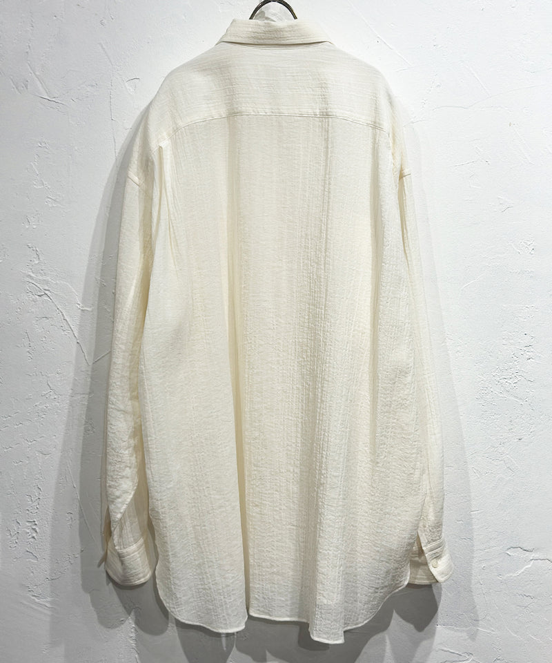 CURRENTAGE - SHEER WORK SHIRT / WHITE | DB&BAR OFFICIAL ONLINE STORE | カレンテージ シアー ワーク シャツ ホワイト オンライン ストア ページ
1回のご注文が税込10,000円以上のお買い物は送料無料
中目黒セレクトショップ 商品画像