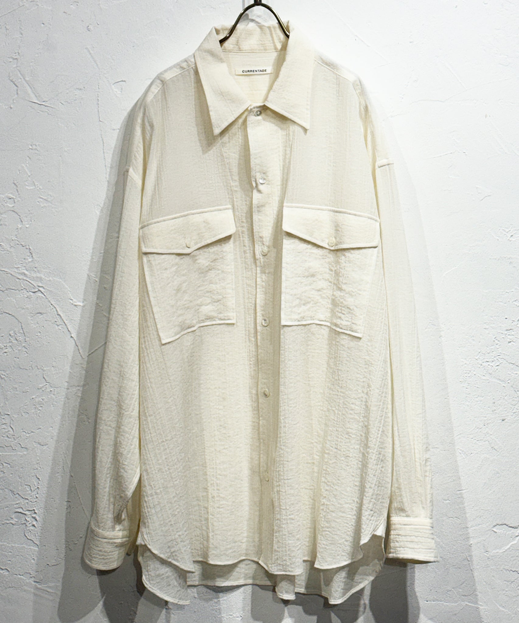 CURRENTAGE - SHEER WORK SHIRT