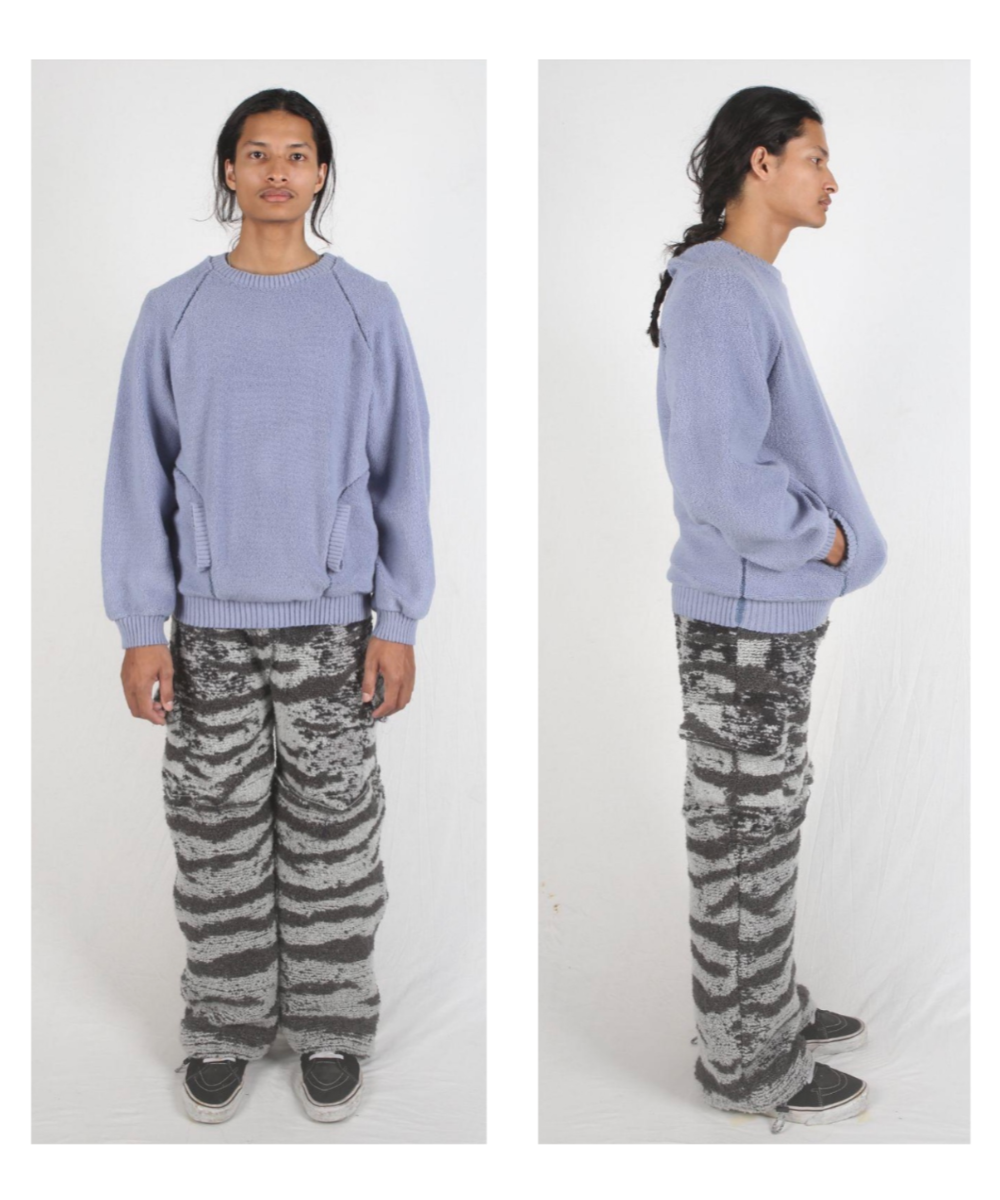 ISA BOULDER - TIGRIS PANTS W/BAG TIGER ASH