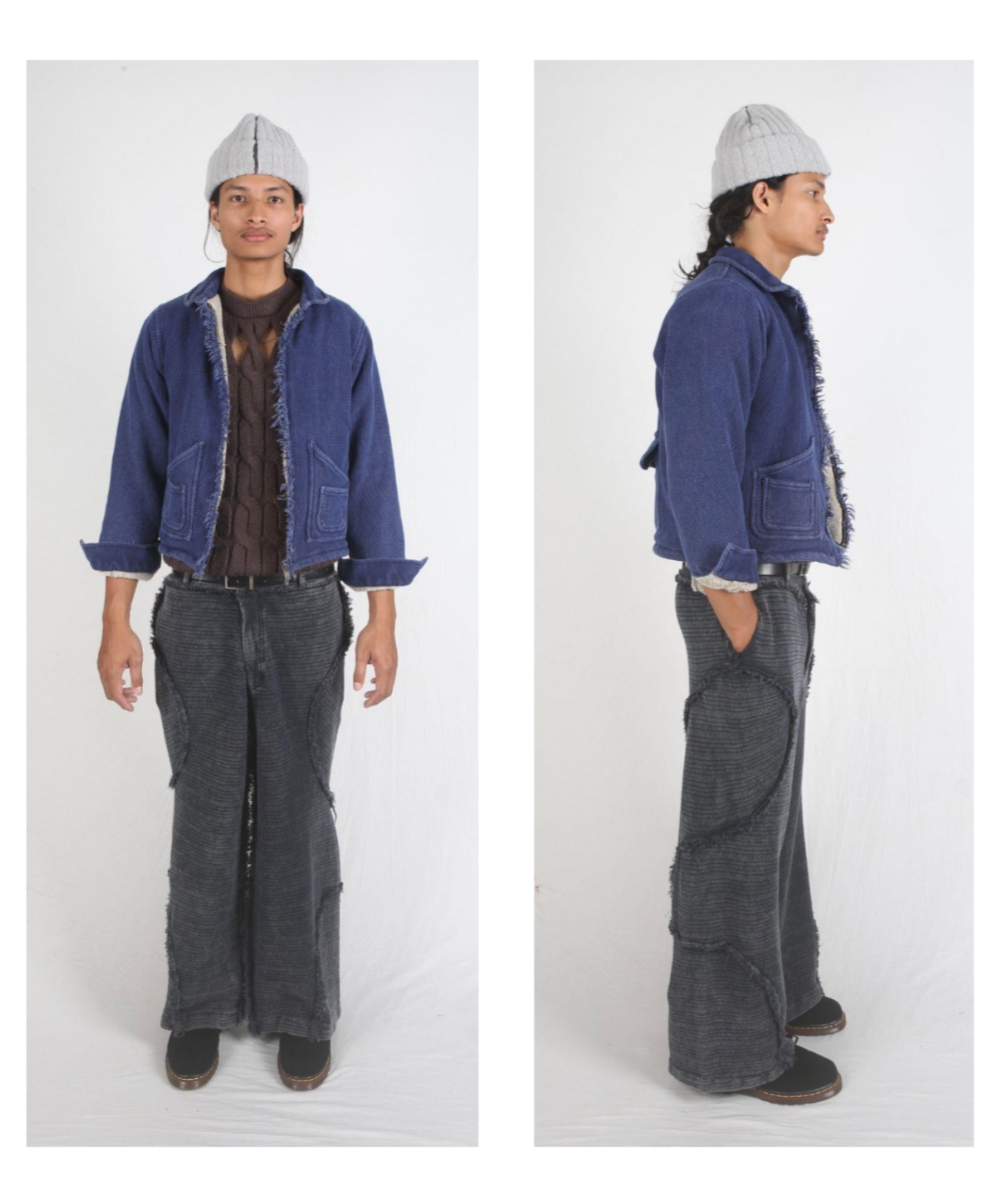 ISA BOULDER - SWING BAGGY PANTS SMOKE