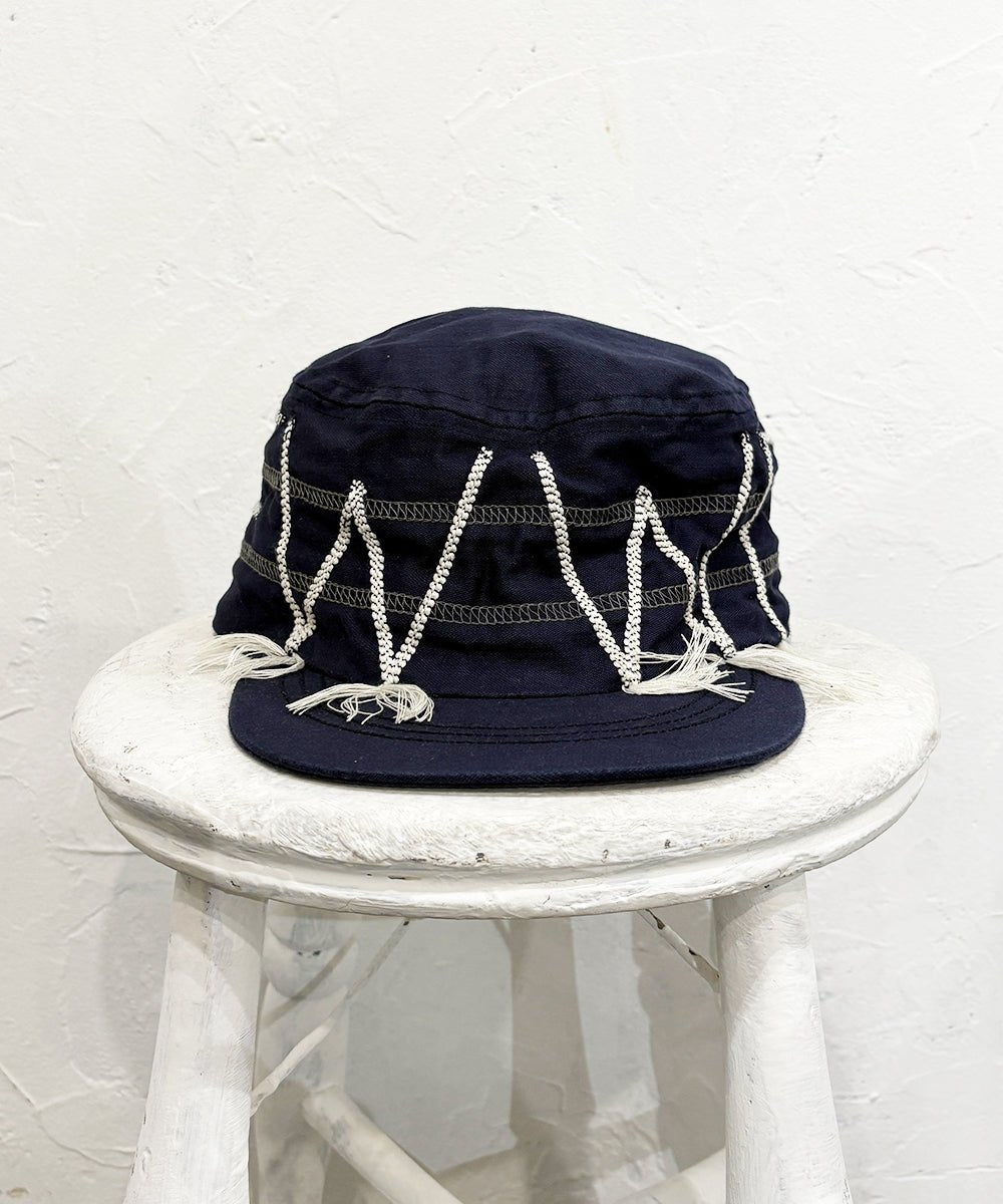 【20%OFF】FORTUNE W.W.D - “FWWD” FLAT - TOP CAP NAVY - DB&BAR