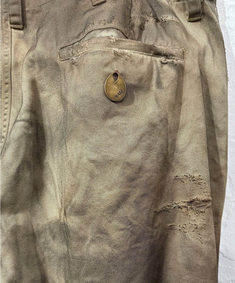 【20%OFF】NAM - BELLOWS TROUSERS ・ ZOMBIE CLOTH - DB&BAR