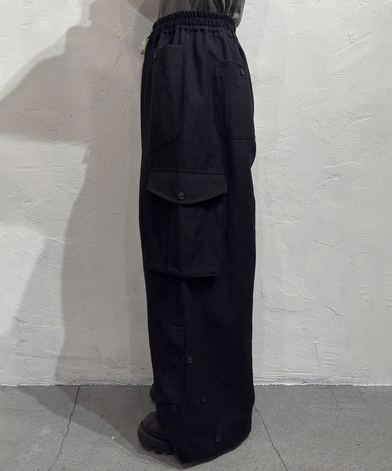 【30%OFF】O PROJECT - CARGO TROUSER / BLACK - DB&BAR
