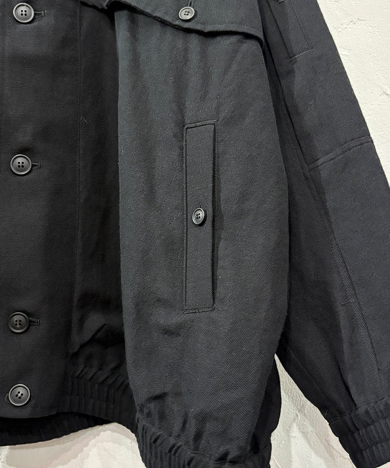 【30%OFF】O PROJECT - HOODED BOMBER JACKET /BLACK - DB&BAR