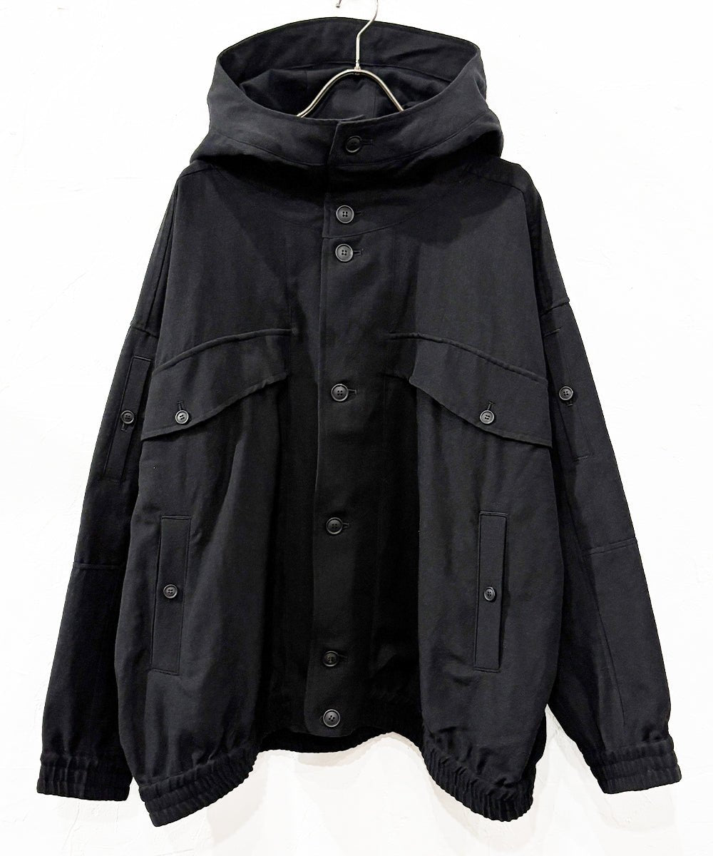 【30%OFF】O PROJECT - HOODED BOMBER JACKET /BLACK - DB&BAR